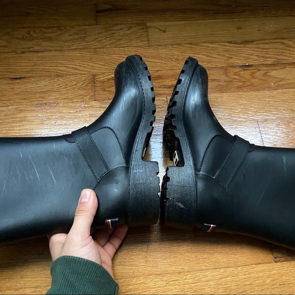 Women’s Black Tommy Hilfiger Boots - Picture 6 of 10